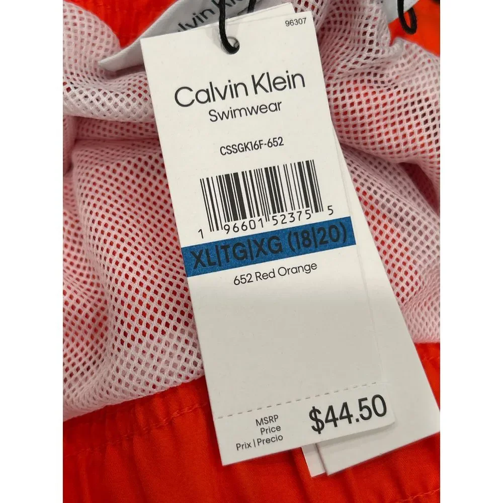 Calvin Klein‎ Swimwear Orange Size XL